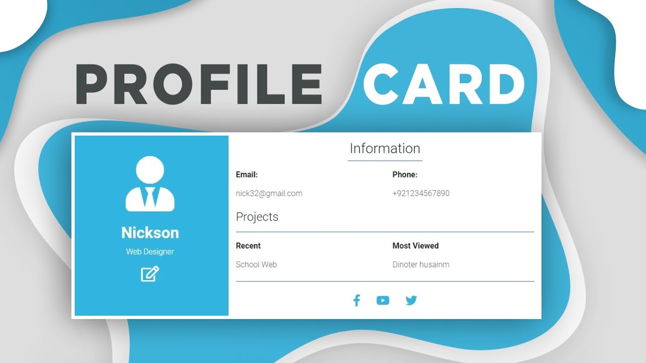 Employee Profile Card